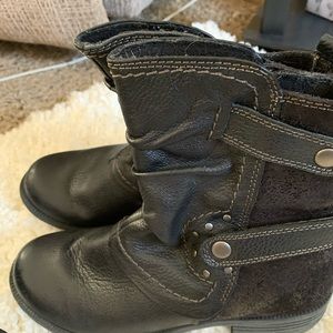 Brand new  suede and leather boot